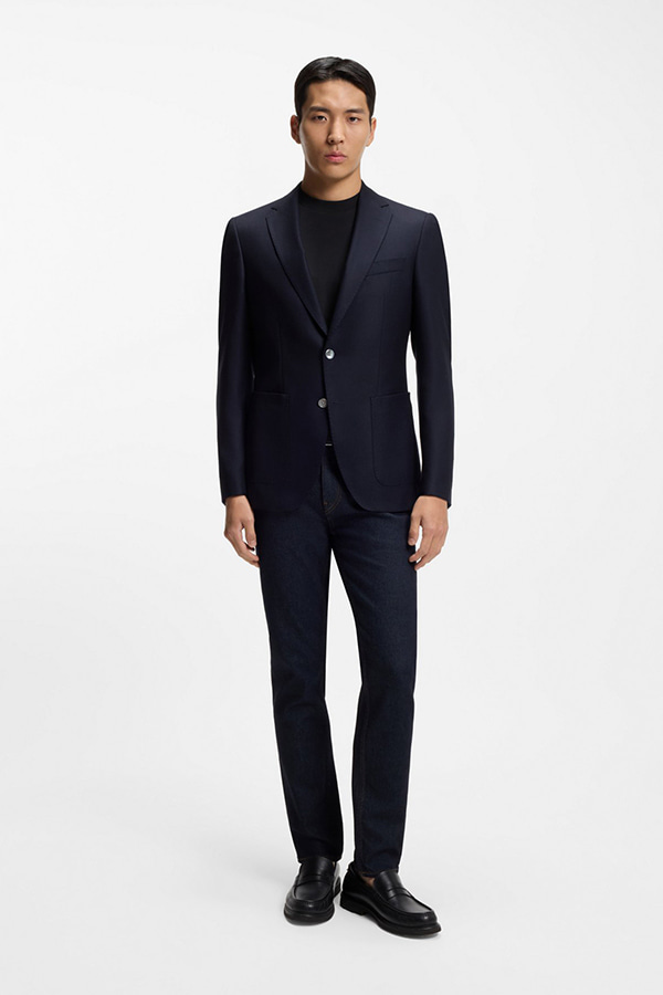 ΜΠΛΟΥΖΑ T-SHIRT BOSS - 404 ΜΠΛΕ